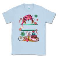 Dusty Blue pink elf costom name and preview Classic Tee - MaliasSmallBusiness