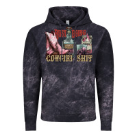Cloud Black busy doing cowgirl shit liquor boots cigarette Vintage Hoodie - NancyCooperArtShop