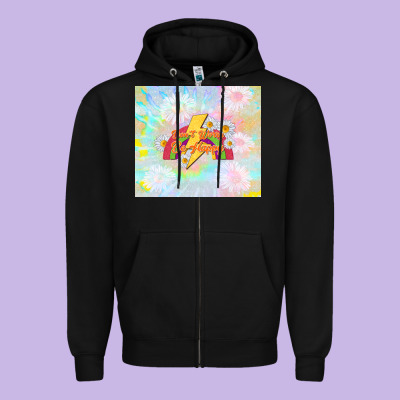 Don't Worry Be Happy Zipper Hoodie Designed By Tumblerdesignbyshophia