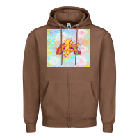 Chestnut don't worry be happy Zipper Hoodie - TumblerDesignByShophia