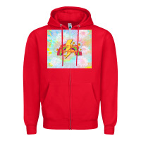 Red don't worry be happy Zipper Hoodie - TumblerDesignByShophia