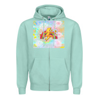 Seafoam don't worry be happy Zipper Hoodie - TumblerDesignByShophia