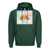 Sports Green don't worry be happy Zipper Hoodie - TumblerDesignByShophia