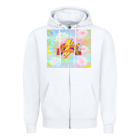 White don't worry be happy Zipper Hoodie - TumblerDesignByShophia