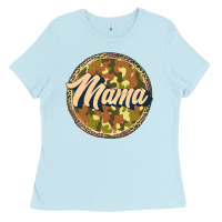 Baby Blue mama   camouflage Ladies Tee - JahusDesignShop
