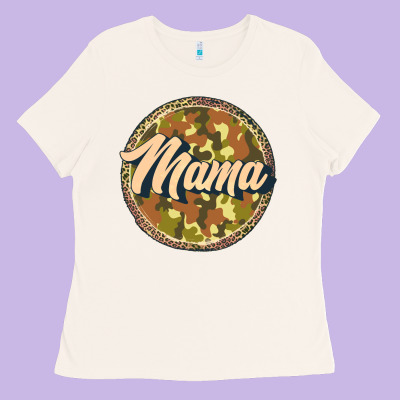 Mama   Camouflage Ladies Tee Designed By Jahusdesignshop