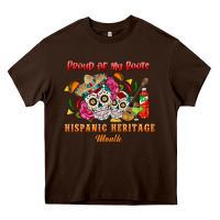 Chocolate Brown proud of my roots Heavy Core Tee - BundleAndBundleShop