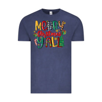 Vintage Denim merry christmas y'all Vintage Tee - MaliasSmallBusiness