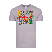 Vintage Zinc merry christmas y'all Vintage Tee - MaliasSmallBusiness