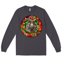 Smoke christmas navajo churro sheep Long Sleeve Tee - LillyAllenDesigns