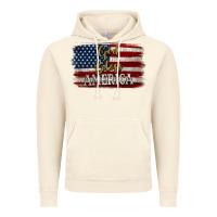 Vintage Artic God Bless America Distressed Flag Vintage Hoodie - Jasminsmagicworld