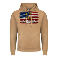 Vintage Camel God Bless America Distressed Flag Vintage Hoodie - Jasminsmagicworld