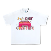 Just A Girl Who Loves Crafting Urban Heavy Tee | Teevron