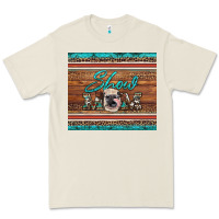 Bone show mom aztec cowhide leopard heifer Premium Tee - Artiststas