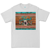Show Mom Aztec Cowhide Leopard Heifer Premium Tee | Teevron