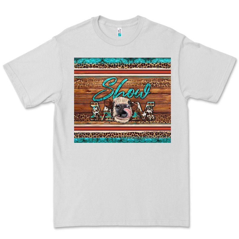 Show Mom Aztec Cowhide Leopard Heifer Premium Tee by Artiststas | Teevron