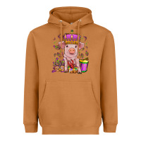 Meerkat mardi gras pig Heavyweight Hoodie - OliviaCreatesArt