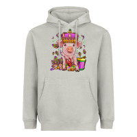 Moon Dust mardi gras pig Heavyweight Hoodie - OliviaCreatesArt