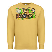 Antique Gold Lucky hunter St. Patrick's Day Premium Sweatshirt - OliviaCreatesArt