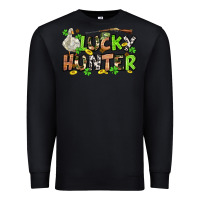 Black Lucky hunter St. Patrick's Day Premium Sweatshirt - OliviaCreatesArt