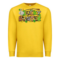 Lemon Lucky hunter St. Patrick's Day Premium Sweatshirt - OliviaCreatesArt