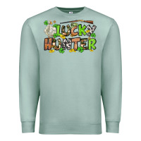 Seafoam Lucky hunter St. Patrick's Day Premium Sweatshirt - OliviaCreatesArt