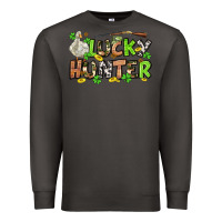 Smoke Lucky hunter St. Patrick's Day Premium Sweatshirt - OliviaCreatesArt