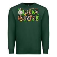 Sports Green Lucky hunter St. Patrick's Day Premium Sweatshirt - OliviaCreatesArt