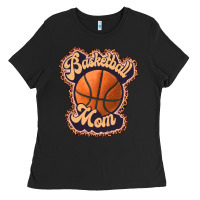 Black basketball mom Ladies Tee - JahusDesignShop