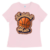 Bubblegum Pink basketball mom Ladies Tee - JahusDesignShop
