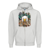 Dove Grey Born to be free 4th of july Zipper Hoodie - HowdyJamesFarm