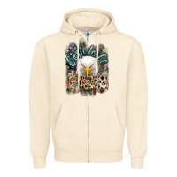 Sandshell Born to be free 4th of july Zipper Hoodie - HowdyJamesFarm