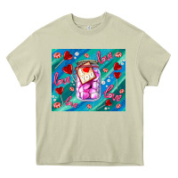 Mossy sugar with love Heavy Core Tee - AdoDesignShop