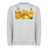 Heather Grey childhood cancer coffee Heavyweight Sweatshirt - Jasminsmagicworld