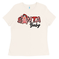 Bone Christmas Santa Baby Ladies Tee - RanaPortraitStore