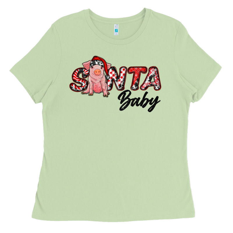Christmas Santa Baby Ladies Tee by RanaPortraitStore | Teevron