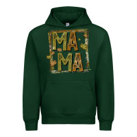 Forest Green mama fall Urban Hoodie - CowhideDigitalArt