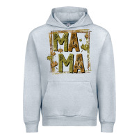 Heather Grey mama fall Urban Hoodie - CowhideDigitalArt
