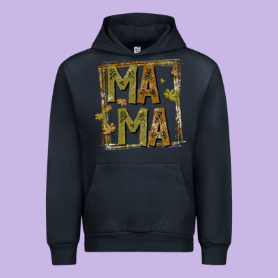Mama Fall Urban Hoodie Designed By Cowhidedigitalart