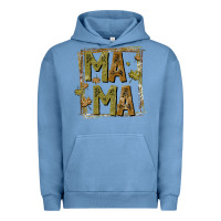 Pigment Pebble Blue mama fall Urban Hoodie - CowhideDigitalArt
