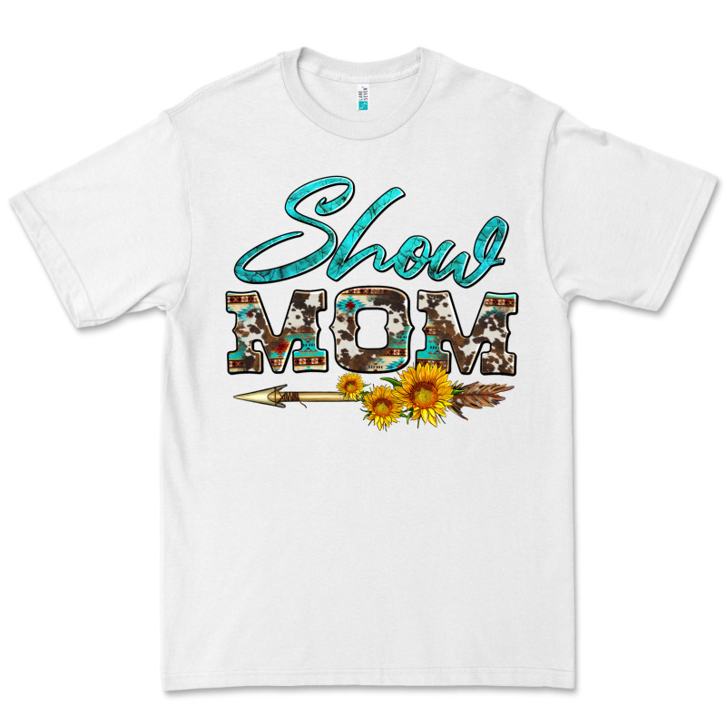 Show Mom Aztec Cowhide Sunflower And Arrow Premium Tee by Artiststas | Teevron