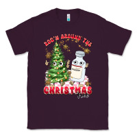 Plum racn around the christmas tree Classic Tee - MaliasSmallBusiness