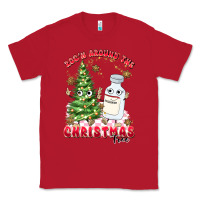 Red racn around the christmas tree Classic Tee - MaliasSmallBusiness