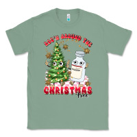Sage racn around the christmas tree Classic Tee - MaliasSmallBusiness