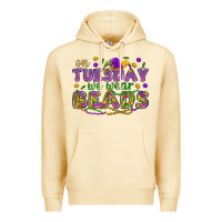 Pina Colada On Tuesday we wear beads Premium Hoodie - HowdyJamesFarm
