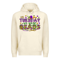 Sandshell On Tuesday we wear beads Premium Hoodie - HowdyJamesFarm