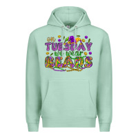 Seafoam On Tuesday we wear beads Premium Hoodie - HowdyJamesFarm