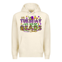 Tofu On Tuesday we wear beads Premium Hoodie - HowdyJamesFarm
