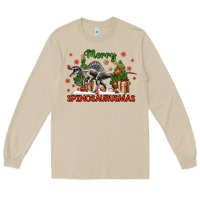 Mushroom merry spinosaurusmas Long Sleeve Tee - LillyAllenDesigns