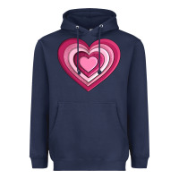 Navy sweet heart olivia Heavyweight Hoodie - OliviaCreatesArt